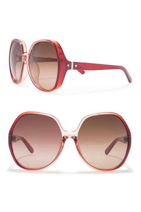 oversized chloe sunglasses brown women